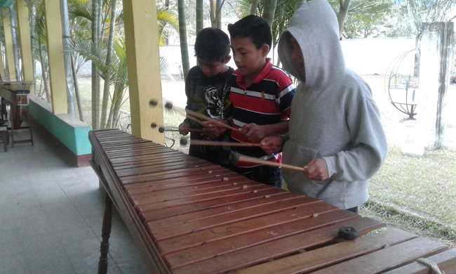 Bild3: Die Schule Jun Toj, Rabinal (Guatemala)